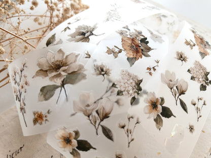 Nostalgia Floral Pre-Cut PET Tape