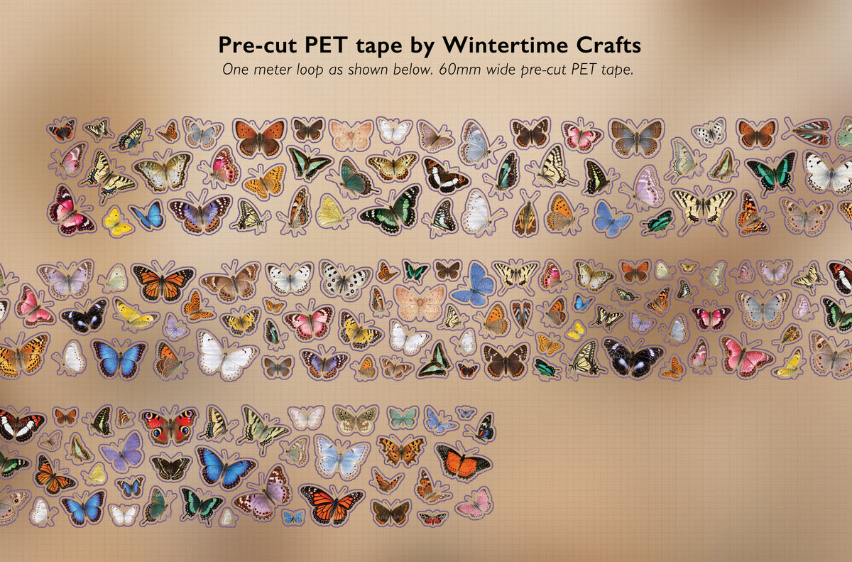 Butterflies Pre-Cut PET Tape