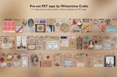 Preview of the stickers included with the French Ephemera pre-cut PET tape.