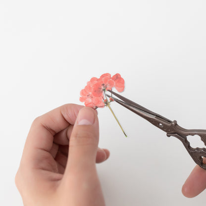 Geranium Pressed Flower Stickers