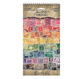 A spiral-bound sticker book titled &