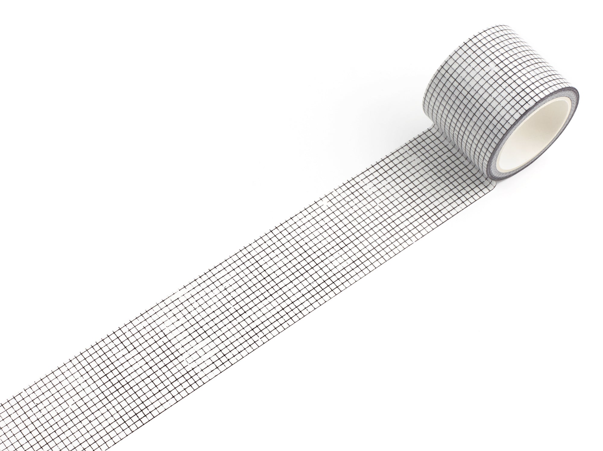 Distressed Grid Washi Tape Warm Grey