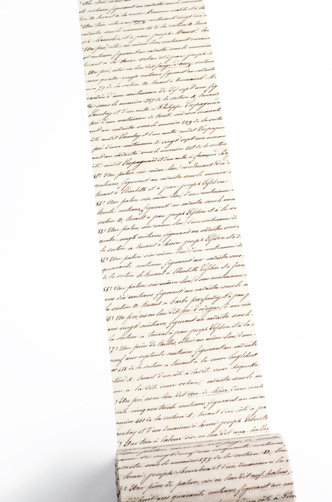 French Script Text Washi Tape