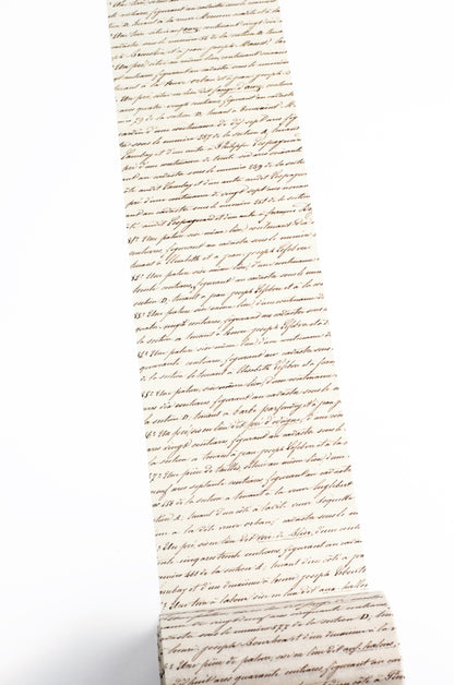 French Script Text Washi Tape
