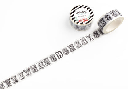 Deco Alphabet Washi Tape
