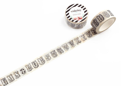 Deco Alphabet Washi Tape