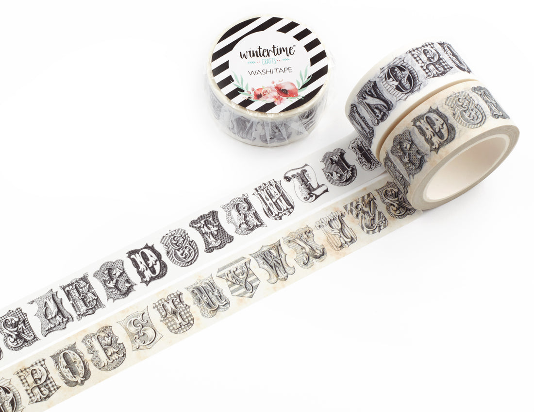 Deco Alphabet Washi Tape