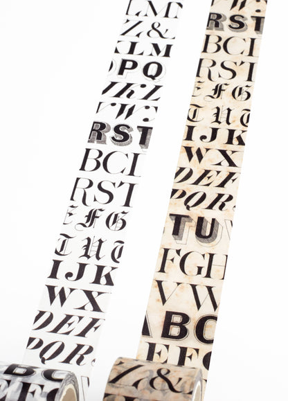 Antique Types Washi Tape
