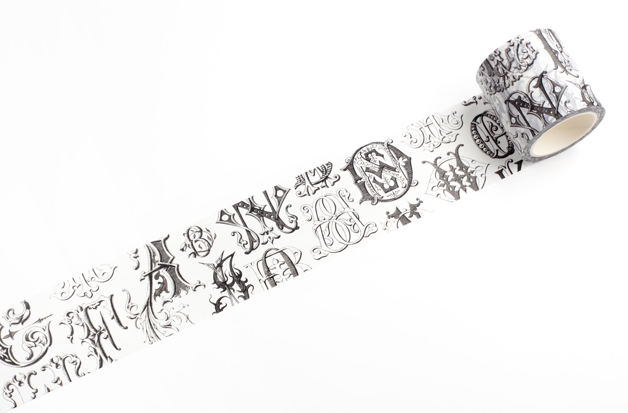 Antique Monograms Washi Tape