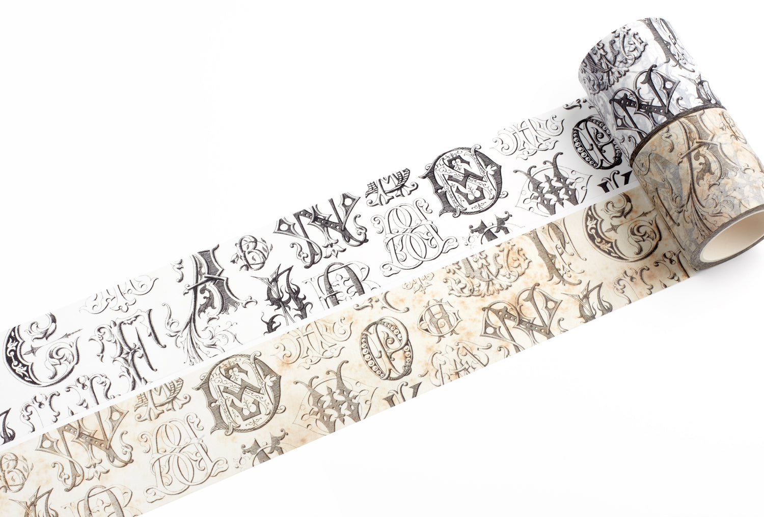 Antique Monograms Washi Tape