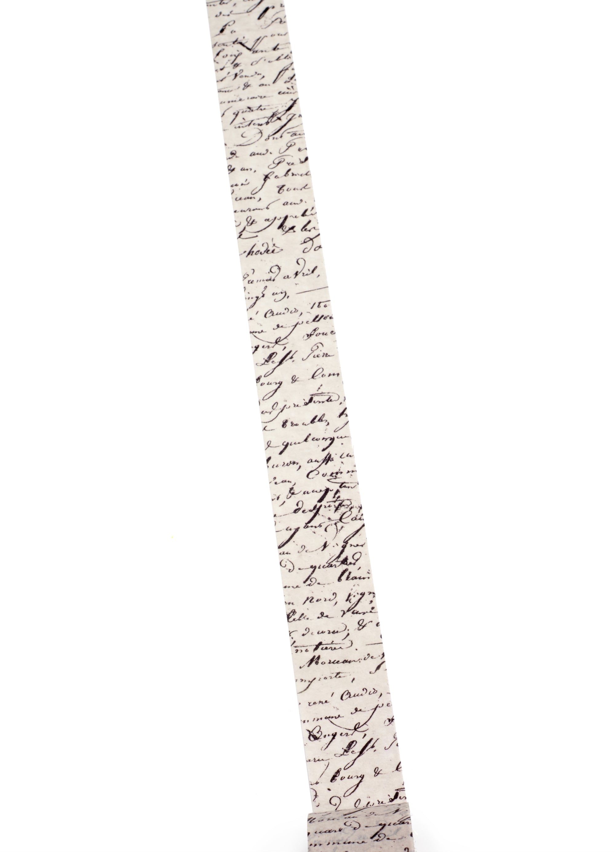 French Cursive Washi Tape