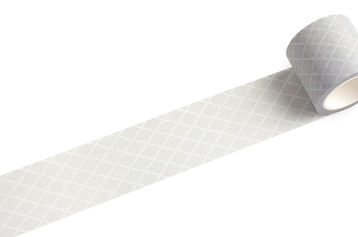 Grey Diamond Pattern Washi Tape