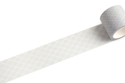 Grey Diamond Pattern Washi Tape