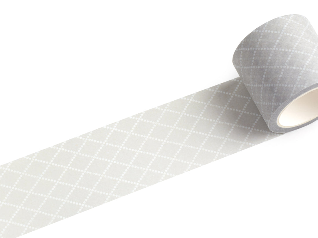 Grey Diamond Pattern Washi Tape
