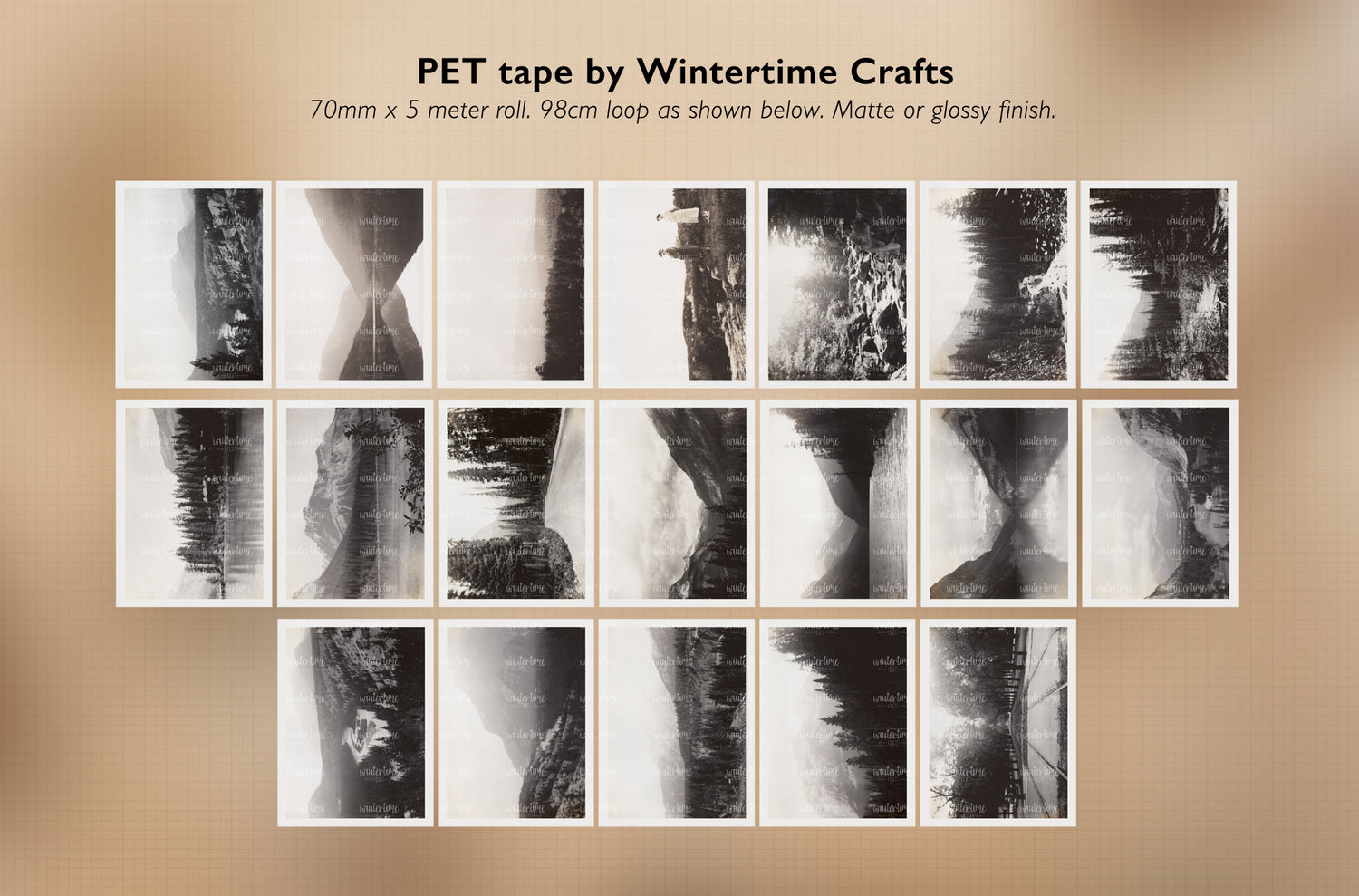 The Mountains PET tape