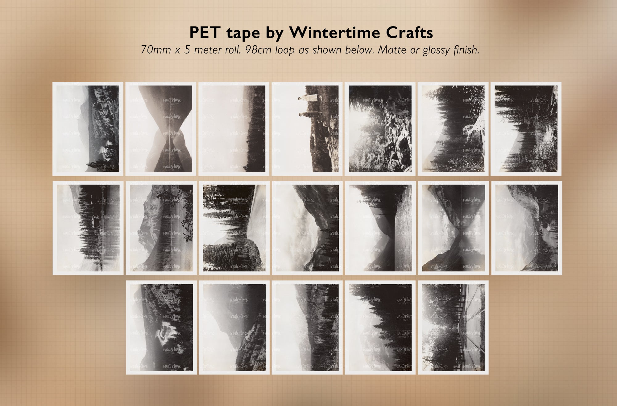 The Mountains PET tape