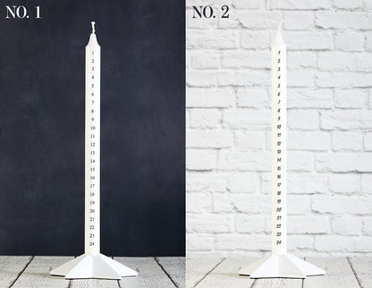 DIY Advent Calendar Candle