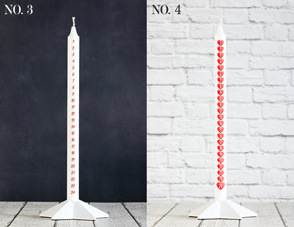 DIY Advent Calendar Candle