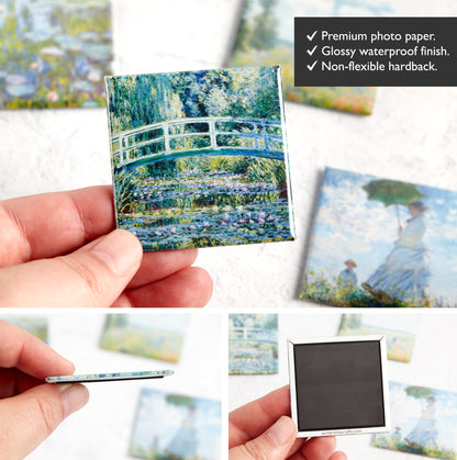 Claude Monet Art Fridge Magnets
