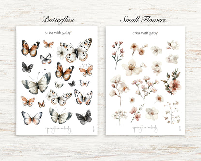 Springtime Melody Washi Stickers