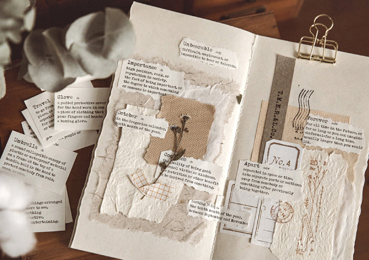 Dictionary Library Series by Wintertime Crafts