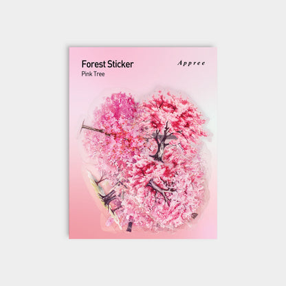 Forest Stickers - Pink Trees