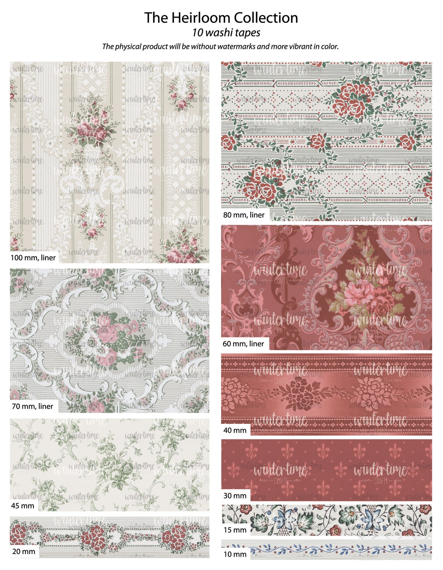 The Heirloom Washi Tape Collection