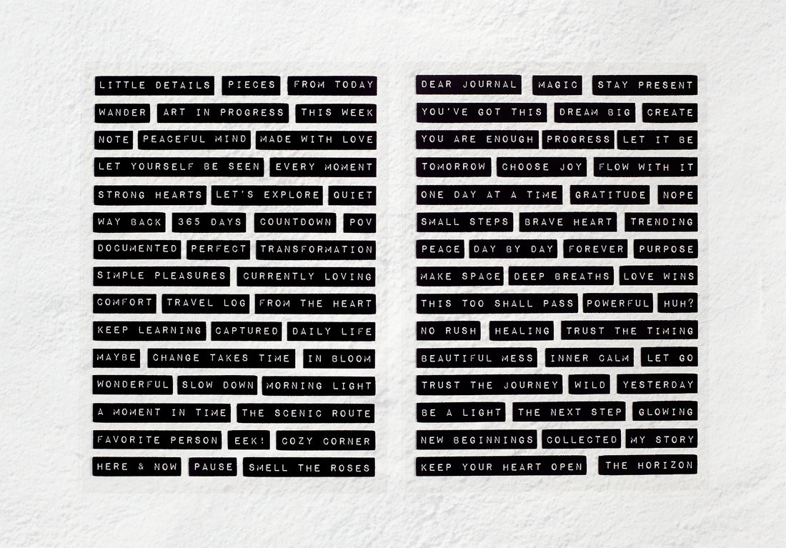 Journaling Sticker Set