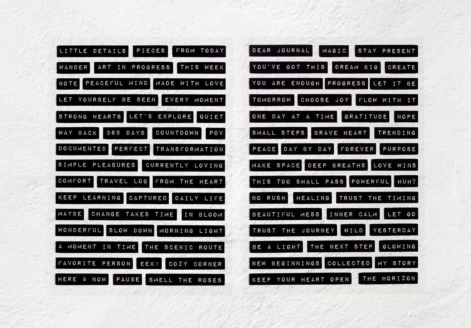 Journaling Sticker Set