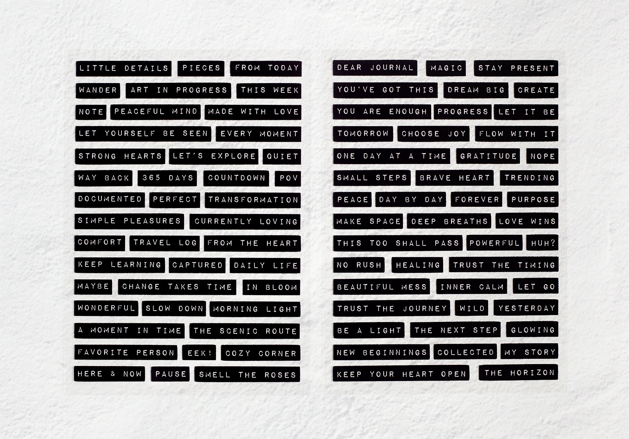 Journaling Sticker Set