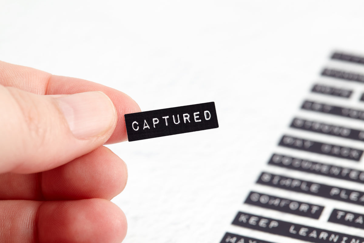 Journaling Sticker Set, Black