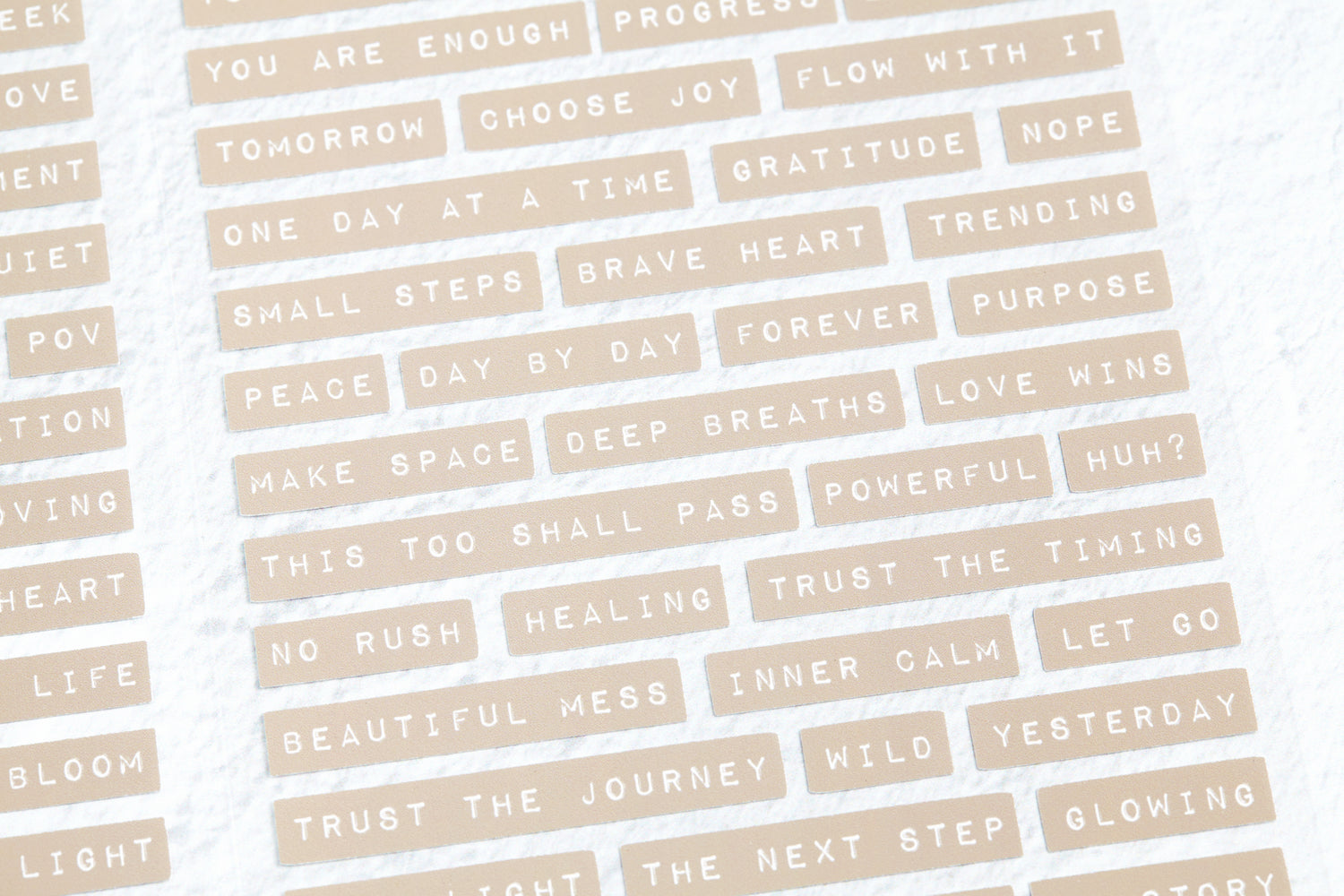 Journaling Sticker Set