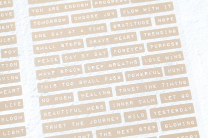 Journaling Sticker Set