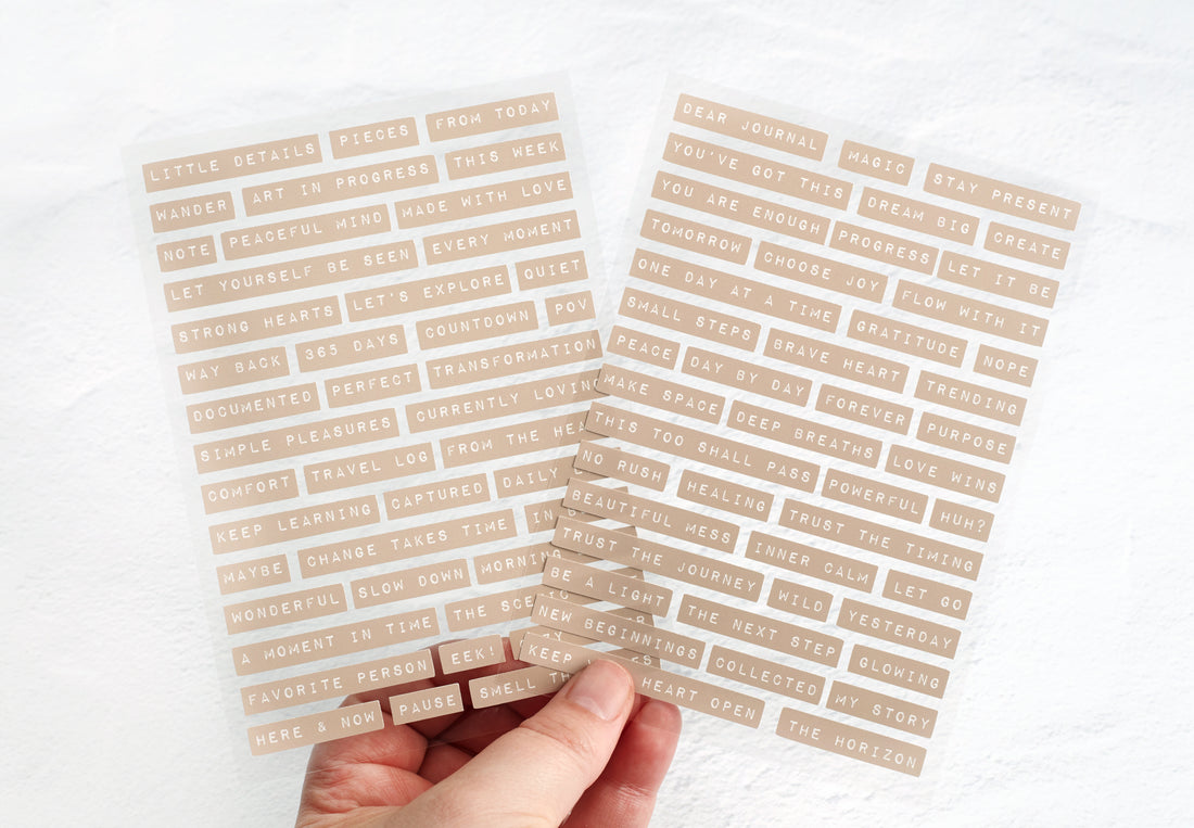 Journaling Sticker Set