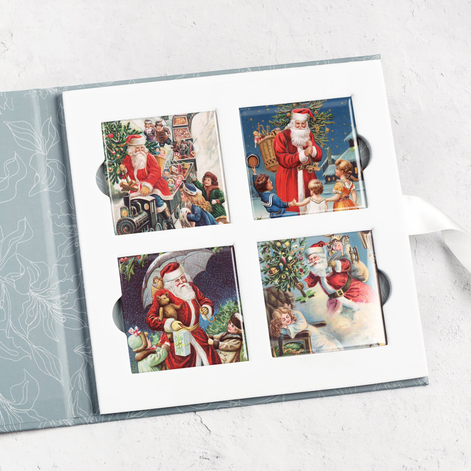 Santa and Children Fridge Magnets