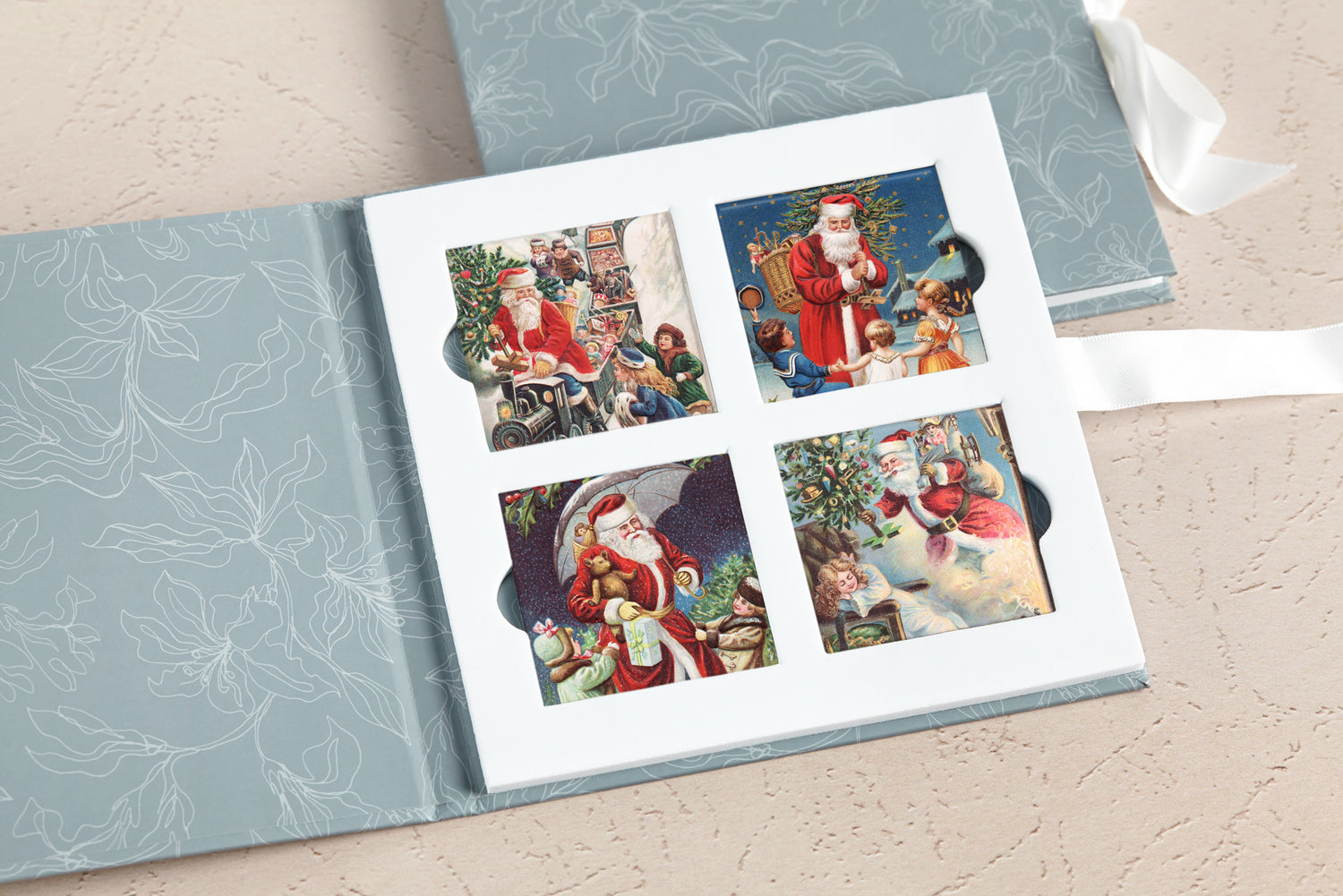 Santa and Children Fridge Magnets