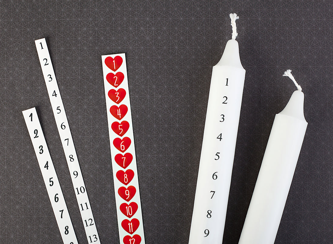 DIY Advent Calendar Candle