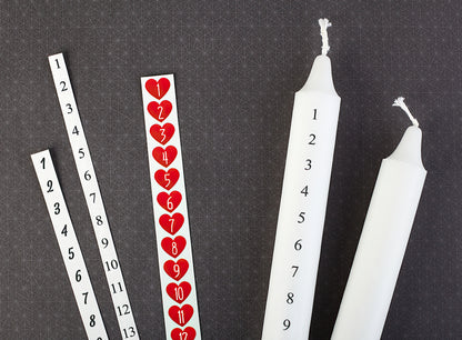 DIY Advent Calendar Candle