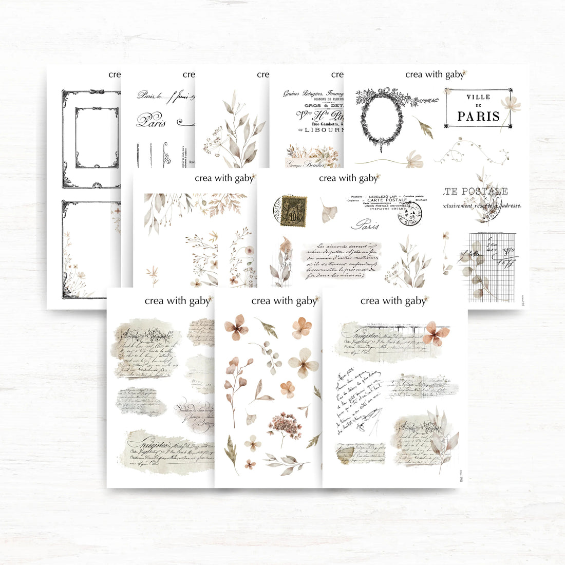 Memories Collection Washi Stickers