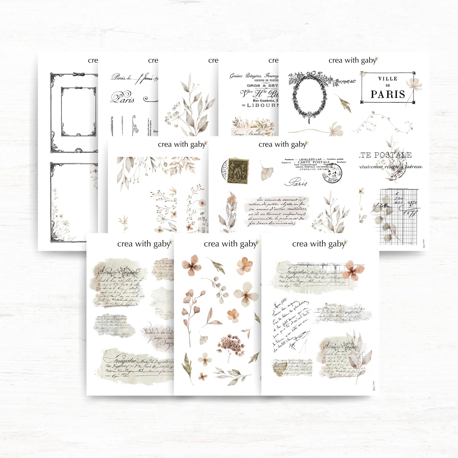 Memories Collection Washi Stickers