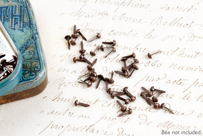 Mini Hexagon Metal Brads