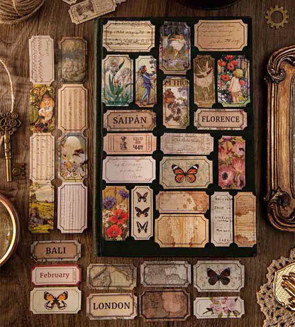 Retro Ticket Stickers