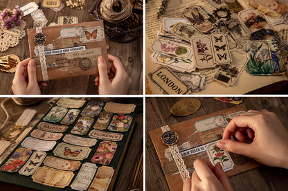 Retro Ticket Stickers