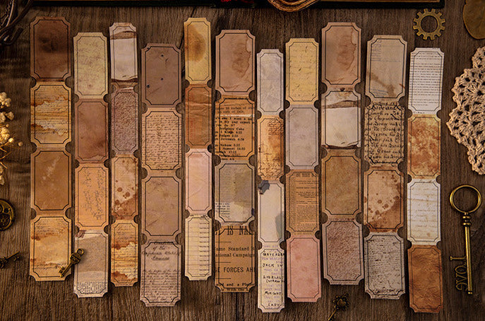 Retro Ticket Stickers