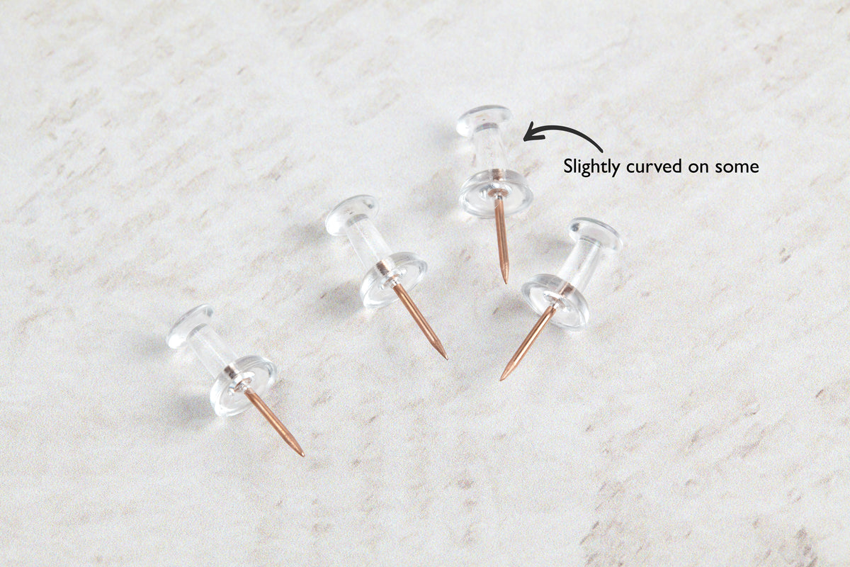 Perfectly Imperfect: 200 Rose Gold Push Pins