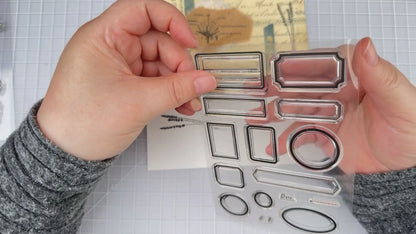 Vintage Labels Clear Stamps