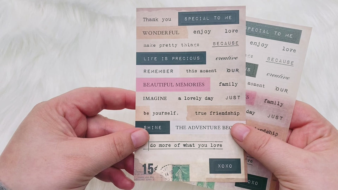 Thank You Sticker Sheet