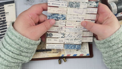 French Receipts Sticker Set