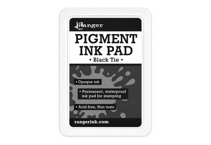 Ranger Pigment Ink Pad in Black Tie