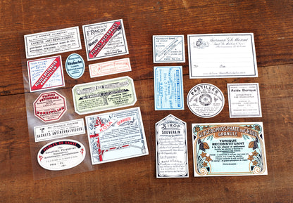 Apothecary labels sticker set